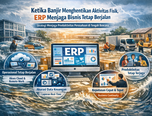 Ketika Banjir Menghentikan Aktivitas Fisik, ERP Menjaga Bisnis Tetap Berjalan Strategi Menjaga Produktivitas Perusahaan di Tengah Bencana