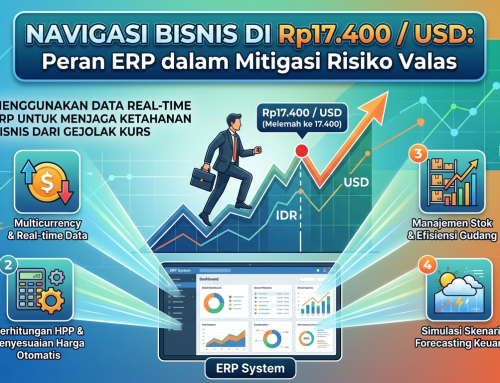 Navigasi Bisnis di Angka Rp17.400 per Dollar: Peran Data Real-Time ERP dalam Mitigasi Risiko Valas